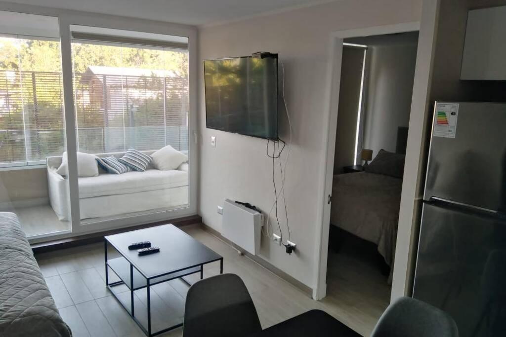 Depto En Condominio 푸콘 외부 사진